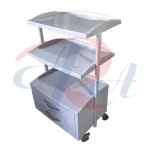 ترالی زیبایی دو کشو سه طبقه آراصنعت مدل 900 - Image 2