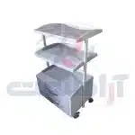 ترالی زیبایی دو کشو سه طبقه آراصنعت مدل 900 - Image 2